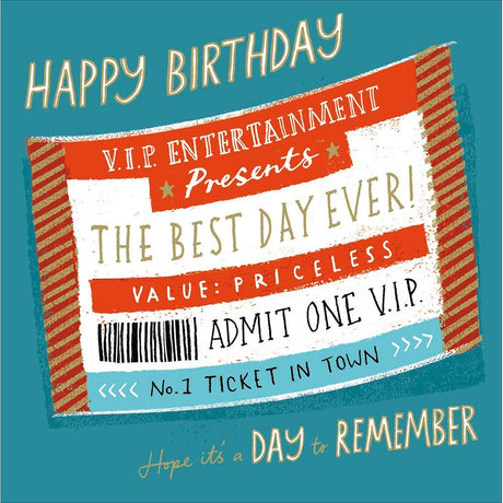 Woodmansterne A Day to Remember Birthday Card - Old Railway Line Garden Centre