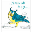 Woodmansterne A Little Note Owl Thank You Card - Old Railway Line Garden Centre