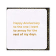 Woodmansterne Annoy Anniversary Card - Old Railway Line Garden Centre