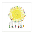 Woodmansterne Around the Sun Blank Card - Old Railway Line Garden Centre