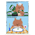 Woodmansterne Bear Chef Spinach Funny Blank Card - Old Railway Line Garden Centre