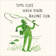 Woodmansterne Best Fishes Time Flies Blank Card - Old Railway Line Garden Centre