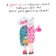 Woodmansterne Besties Hugging Partner in Crime Birthday Card - Old Railway Line Garden Centre