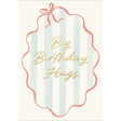 Woodmansterne Big Hugs Birthday Card - Old Railway Line Garden Centre