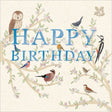 Woodmansterne Birds in the Tree Birthday Card - Old Railway Line Garden Centre