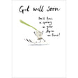 Woodmansterne Bouncing Back Spring Onion Get Well Soon Card - Old Railway Line Garden Centre