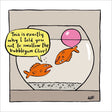 Woodmansterne Bubblegum Capers Funny Blank Card - Old Railway Line Garden Centre