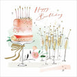 Woodmansterne Bubbles & Cake Birthday Card - Old Railway Line Garden Centre