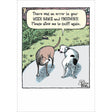 Woodmansterne Butt Sniff Buddies Funny Blank Card - Old Railway Line Garden Centre