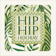 Woodmansterne Calathea Plant Hip Hip Hooray Birthday Card - Old Railway Line Garden Centre