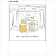 Woodmansterne Cats Walk on Face Funny Blank Card - Old Railway Line Garden Centre