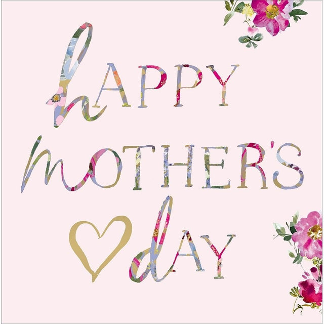 Woodmansterne Collage Floral Text Mother's Day Cards - Old Railway Line Garden Centre