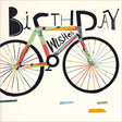Woodmansterne Colourful Bicycle Birthday Card - Old Railway Line Garden Centre