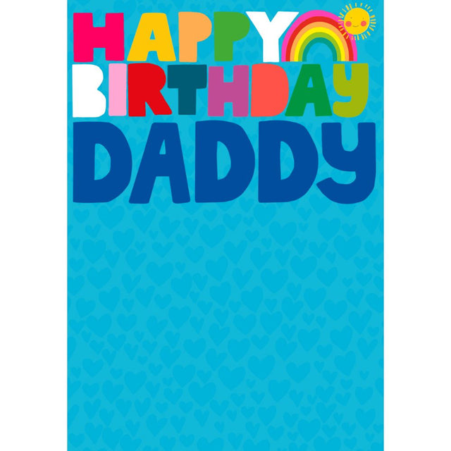 Woodmansterne Colourful Daddy Birthday Card - Old Railway Line Garden Centre