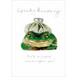 Woodmansterne Croaky Frog Get Well Soon Card - Old Railway Line Garden Centre