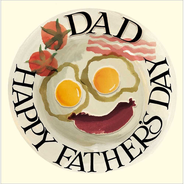 Woodmansterne Dad Breakfast Father's Day Card - Old Railway Line Garden Centre