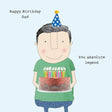 Woodmansterne Dad Legend Birthday Card - Old Railway Line Garden Centre
