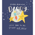 Woodmansterne Daddy Love You to the Stars Birthday Card - Old Railway Line Garden Centre