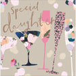 Woodmansterne Daughter Champagne & Cocktail Birthday Card - Old Railway Line Garden Centre