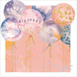 Woodmansterne Delightful Balloons Birthday Card - Old Railway Line Garden Centre