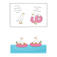 Woodmansterne Ducks Blank Funny Card - Old Railway Line Garden Centre