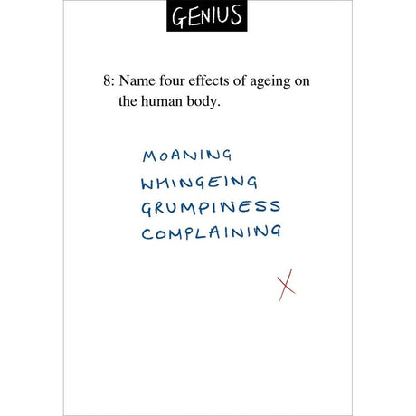 Woodmansterne Effects of Aging Blank Funny Card - Old Railway Line Garden Centre