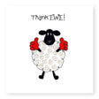 Woodmansterne Ewe Thumbs Up Thank You Card - Old Railway Line Garden Centre