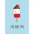 Woodmansterne Fab New Pad New Home Card - Old Railway Line Garden Centre
