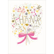 Woodmansterne Floral Bouquet Thank You Card - Old Railway Line Garden Centre