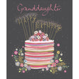 Woodmansterne Granddaughter Macaron Cake Birthday Card - Old Railway Line Garden Centre