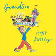 Woodmansterne Grandson Cake Celebrations Birthday Card - Old Railway Line Garden Centre