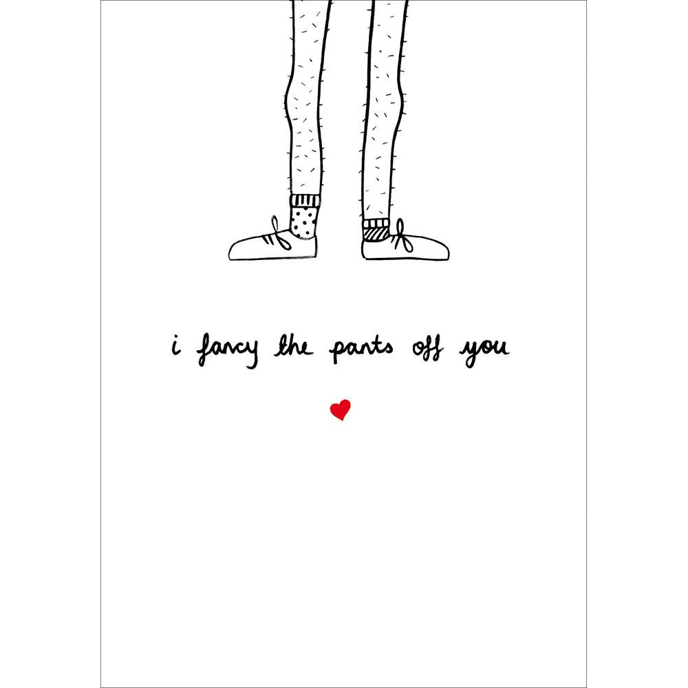Woodmansterne Hairy Legs Cartoon Valentine's Day Card