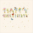 Woodmansterne Happy Blossoms Birthday Card - Old Railway Line Garden Centre