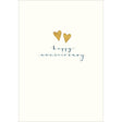 Woodmansterne Happy Hearts Anniversary Card - Old Railway Line Garden Centre