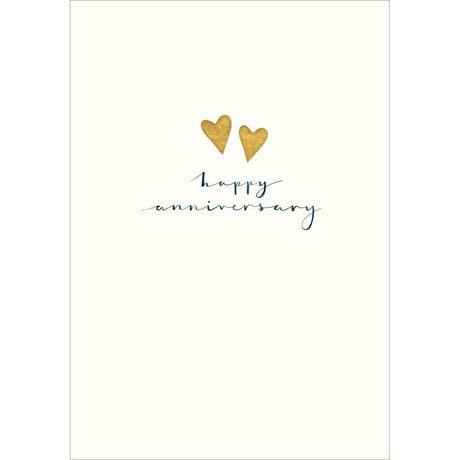 Woodmansterne Happy Hearts Anniversary Card - Old Railway Line Garden Centre