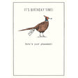 Woodmansterne Here's Your Pheasant Birthday Card - Old Railway Line Garden Centre