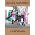 Woodmansterne Hokey Cokey Birthday Card - Old Railway Line Garden Centre