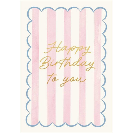 Woodmansterne Hugs & Kisses Happy Birthday Card - Old Railway Line Garden Centre