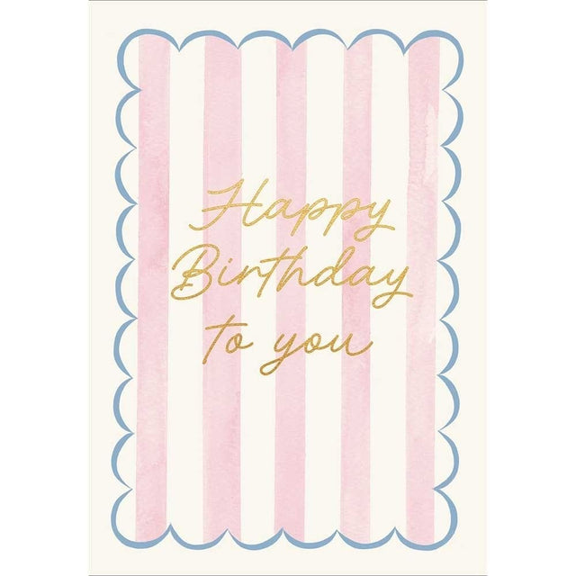 Woodmansterne Hugs & Kisses Happy Birthday Card - Old Railway Line Garden Centre