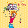 Woodmansterne Jump for Cake Birthday Card - Old Railway Line Garden Centre