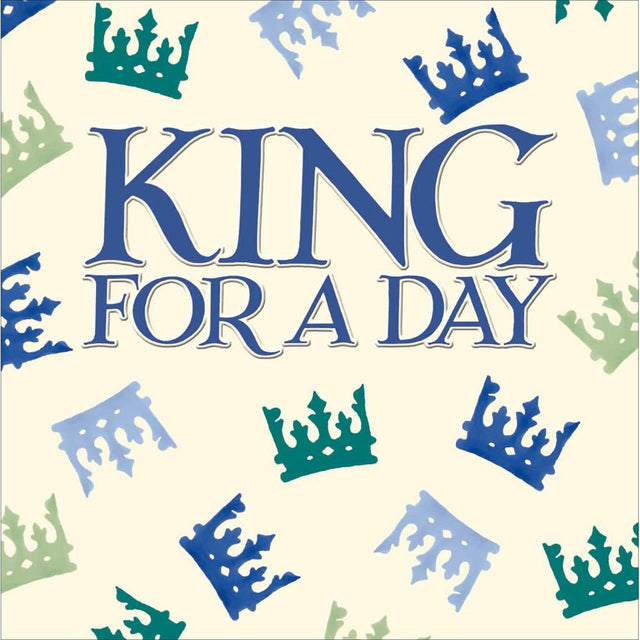 Woodmansterne King for a Day Birthday Card - Old Railway Line Garden Centre