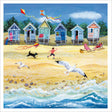 Woodmansterne Kite Flying Blank Card - Old Railway Line Garden Centre