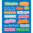 Woodmansterne Languages Thank You Card - Old Railway Line Garden Centre