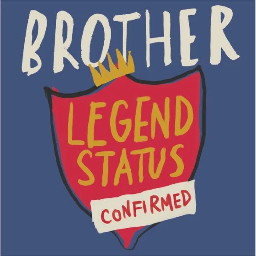 Woodmansterne Legend Brother Birthday Card