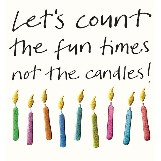 Woodmansterne Let's Count the Fun Birthday Card - Old Railway Line Garden Centre