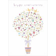 Woodmansterne Love is a Flower Anniversary Card - Old Railway Line Garden Centre