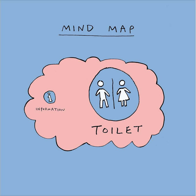 Woodmansterne Mind Map Funny Blank Card - Old Railway Line Garden Centre