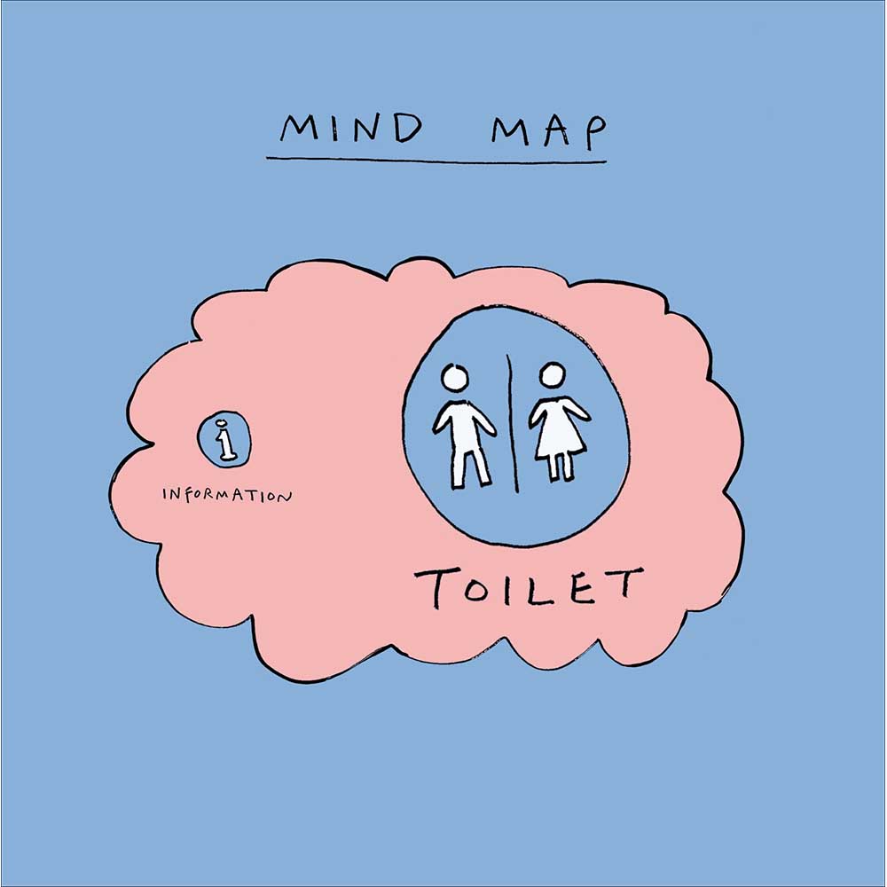 Woodmansterne Mind Map Funny Blank Card