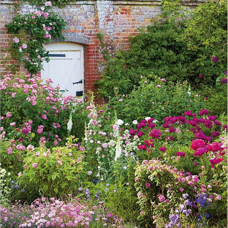 Woodmansterne Mottisfont Garden Blank Card - Old Railway Line Garden Centre