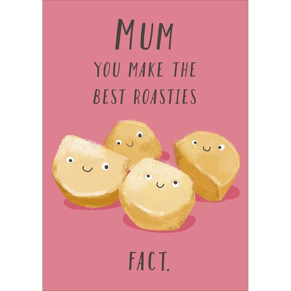 Woodmansterne Mum Roast Potatoes Mother's Day Card - Old Railway Line Garden Centre